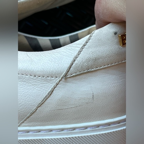 Burberry White Women's Sneakers - Picture 5 of 8